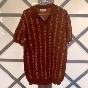 NWT Oxknit 60s style short sleeved sweater